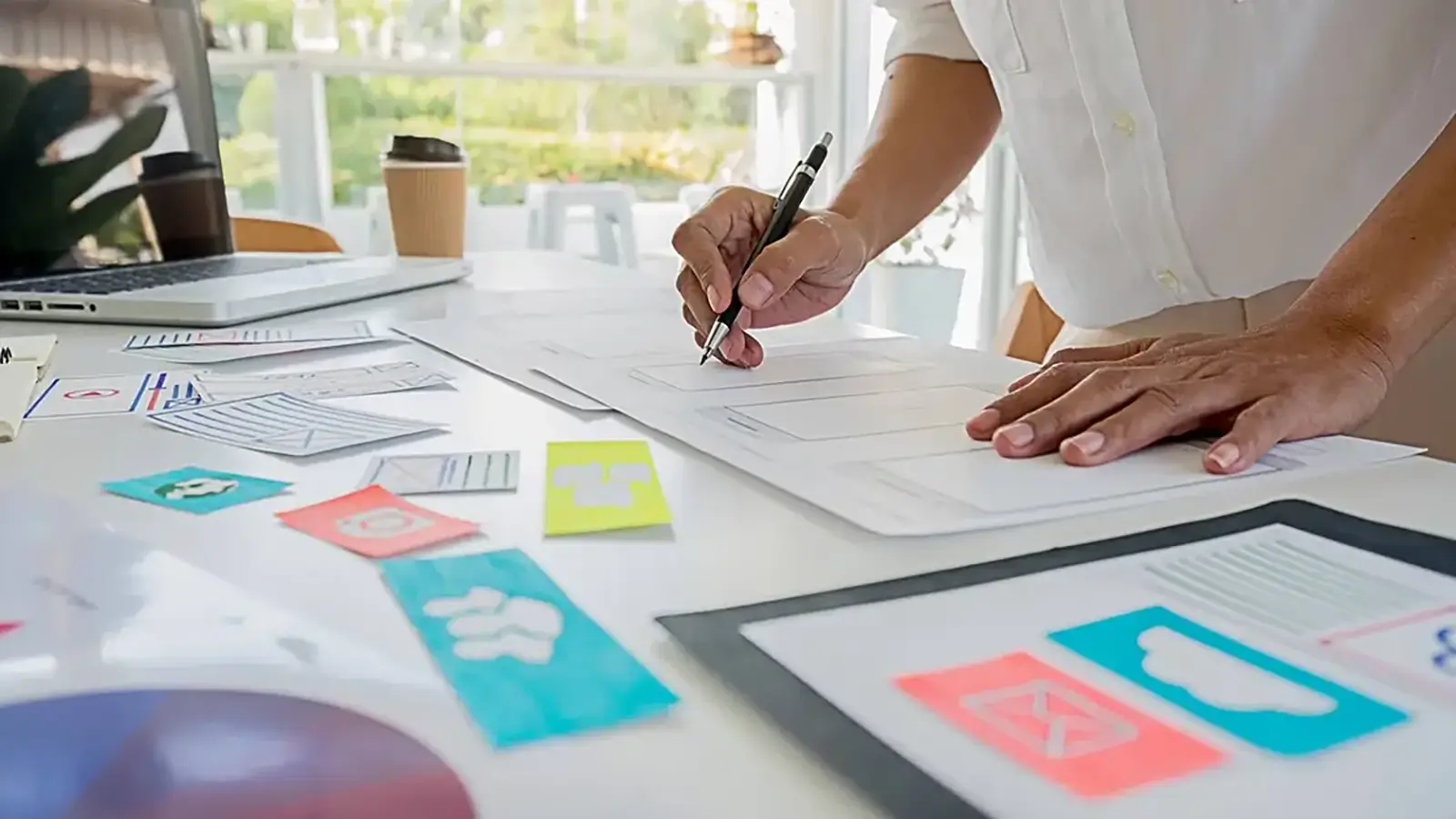 Modern medical practice website design on desktop and mobile